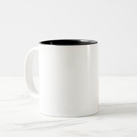Runner Cross Country Zweifarbige Tasse (Vorderseite Links)