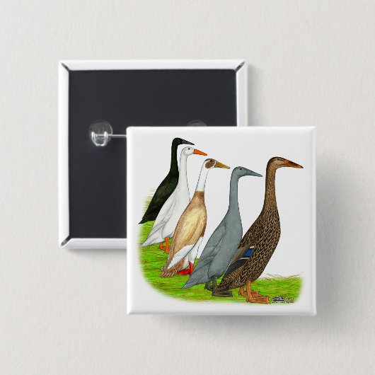 Runner-Duck-Sortiment Button (Vorne & Hinten)