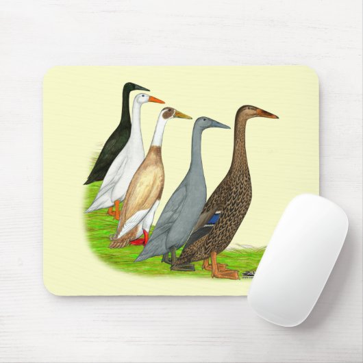 Runner-Duck-Sortiment Mousepad (Mit Mouse)