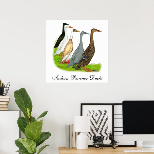 Runner-Duck-Sortiment Poster (Heimbüro)