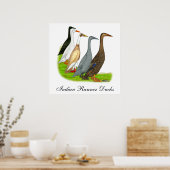 Runner-Duck-Sortiment Poster (Küche)