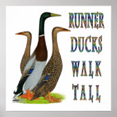 Runner Ducks Walk Tall Poster (Vorne)