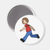 Runner Emoji Magnet (Vorderseite/Rückseite)