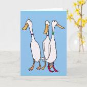 Runner Enten Karte (Gelbe Blume)