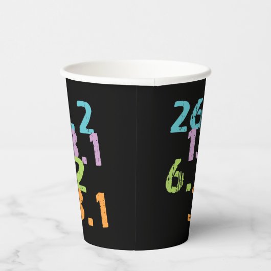 Runner-Entfernungen Paper Cups Pappbecher (Rechts)