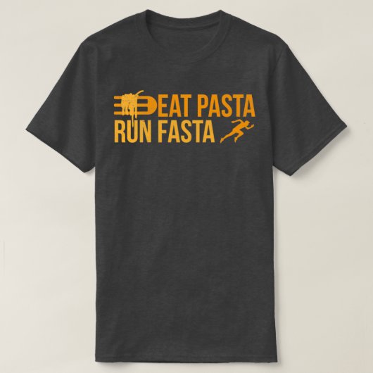 Runner essen Pasta Lauf Fasta Jogger Funny Gift Id T-Shirt (Design vorne)