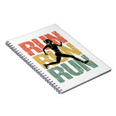 Runner Girl Notizblock (Rechte Seite)