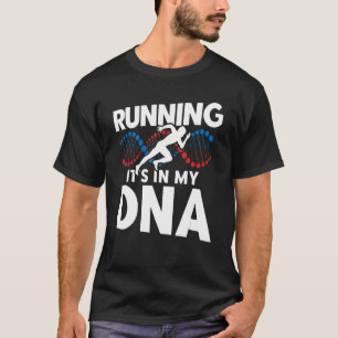 Runner Halbmarathon Vintag in meiner DNA T-Shirt