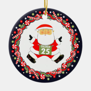 Runner Holiday-Geschenk Keramik Ornament