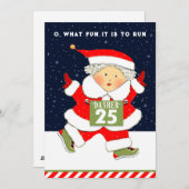 Runner Holiday Weihnachtskarten Feiertagskarte (Vorne/Hinten)