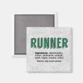 Runner Ingredients Magnet (Vorderseite/Rückseite)