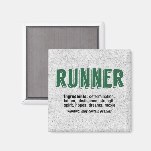 Runner Ingredients Magnet (Vorderseite/Rückseite)