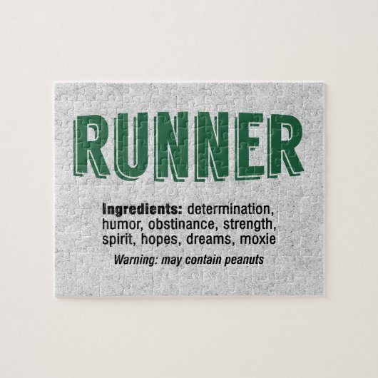 Runner Ingredients Puzzle (Horizontal)