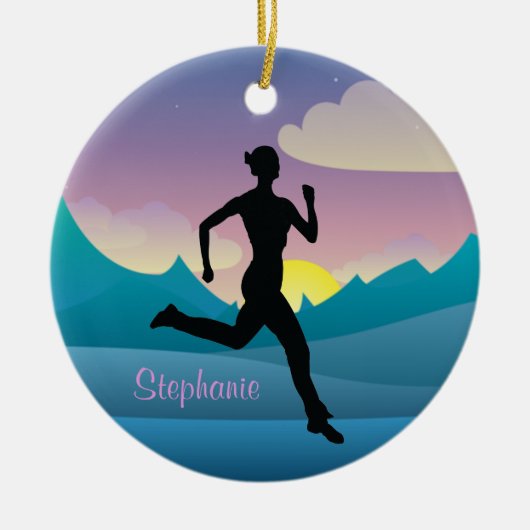 Runner Jogger Ornament (Vorne)