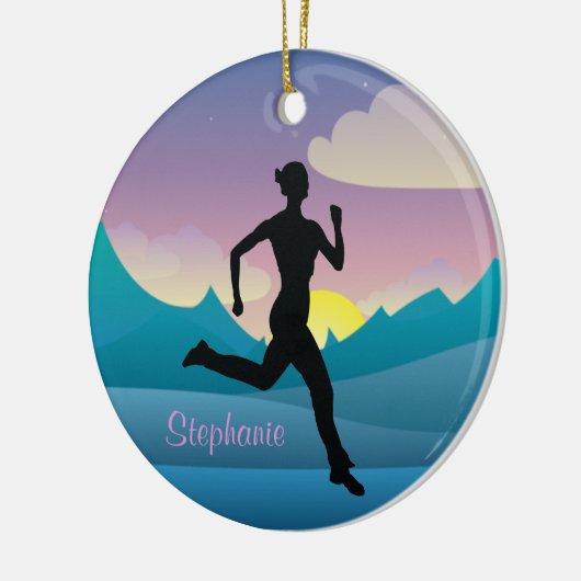 Runner Jogger Ornament (Links)