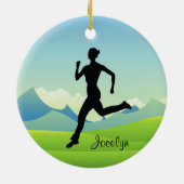 Runner Jogger Ornament (Hinten)