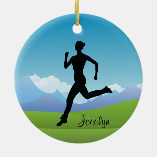 Runner Jogger Ornament (Hinten)