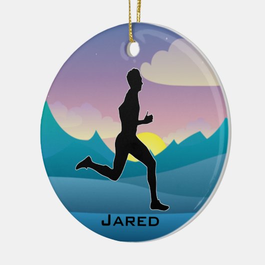 Runner Jogger Ornament (Links)