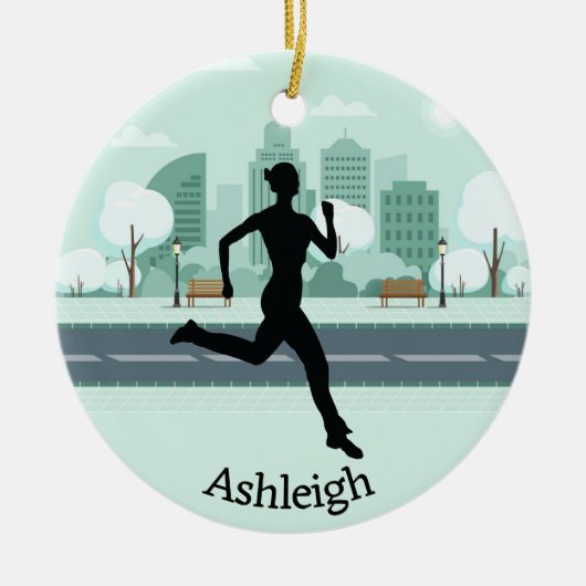 Runner Jogger Ornament (Vorne)