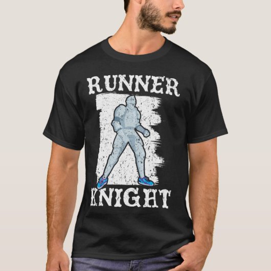Runner Knight  Medieval Knighthood Warrior  1 T-Shirt (Vorderseite)