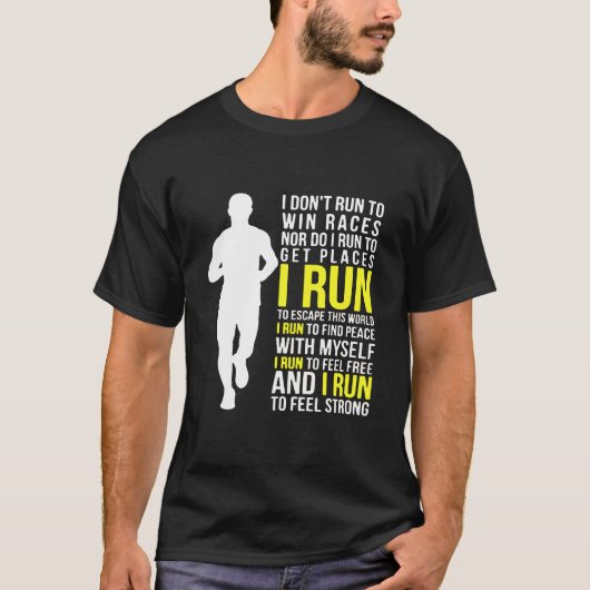 Runner - Lauf - Ich laufe. T-Shirt (Vorderseite)