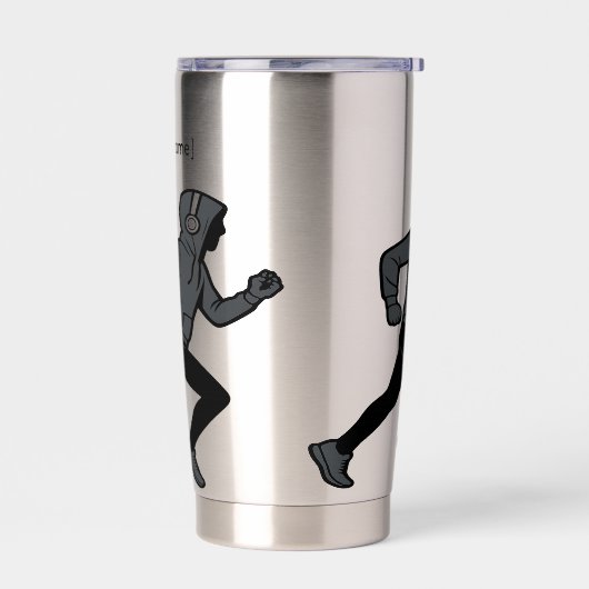 Runner Lifestyle Thermalbecher | Text/Name hinzufü Thermobecher (Links)