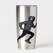 Runner Lifestyle Thermalbecher | Text/Name hinzufü Thermobecher (Rückseite)