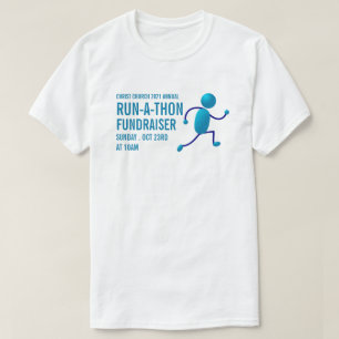 Runner-Logo, Wohltätigkeit-Run-a-Thon-Veranstaltun T-Shirt