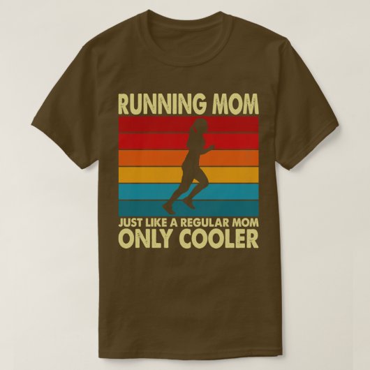 Runner Mama Funny Marathon Running Joggen Mütter T-Shirt (Design vorne)
