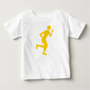 Runner (männlich) - Bernstein Baby T-shirt
