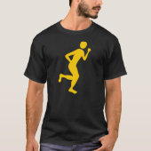 Runner (männlich) - Bernstein T-Shirt (Vorderseite)