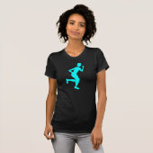 Runner (männlich) - Cyan T-Shirt (Vorne ganz)