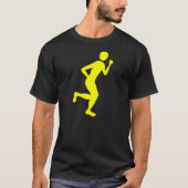 Runner (männlich) - Gelb T-Shirt (Vorderseite)
