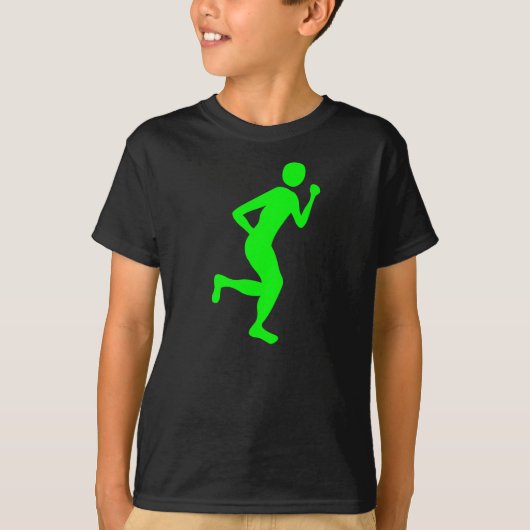 Runner (männlich) - Grün T-Shirt (Vorderseite)