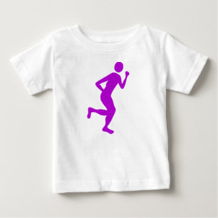 Runner (männlich) - Lila Baby T-shirt
