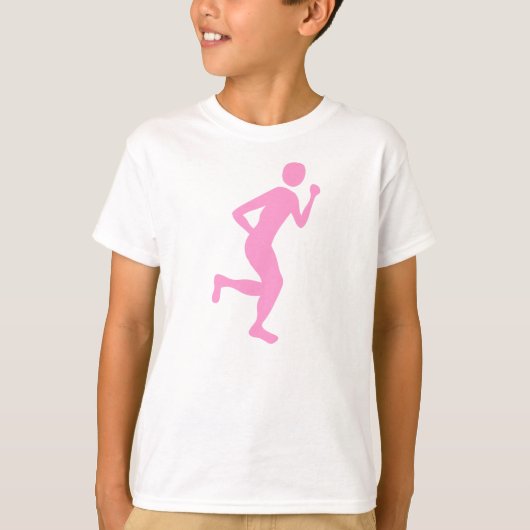 Runner (männlich) - Rosa T-Shirt (Vorderseite)