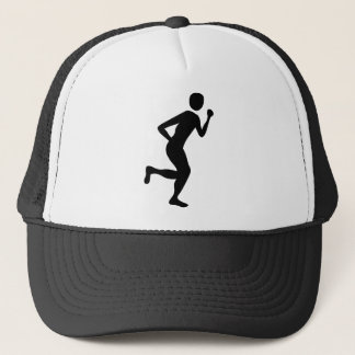 Runner (männlich) - Schwarz Truckerkappe
