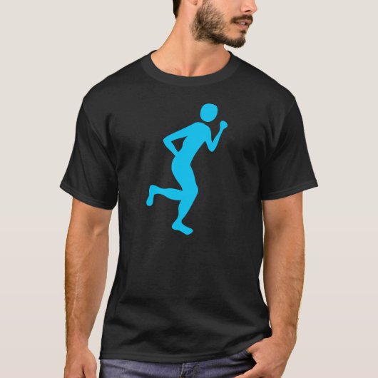 Runner (männlich) - Sky Blue T-Shirt (Vorderseite)