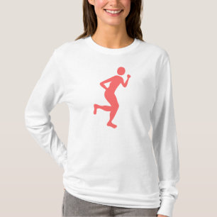 Runner (männlich) - Tropisch rosa T-Shirt