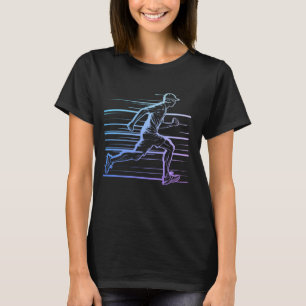 Runner Marathon Laufender Sportmarathon T-Shirt
