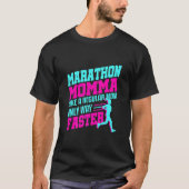 Runner - Marathon Mama Momma Funny First T-Shirt (Vorderseite)
