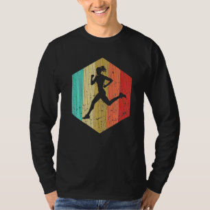 Runner Marathon Vintag Retro Run Sport 7 T-Shirt