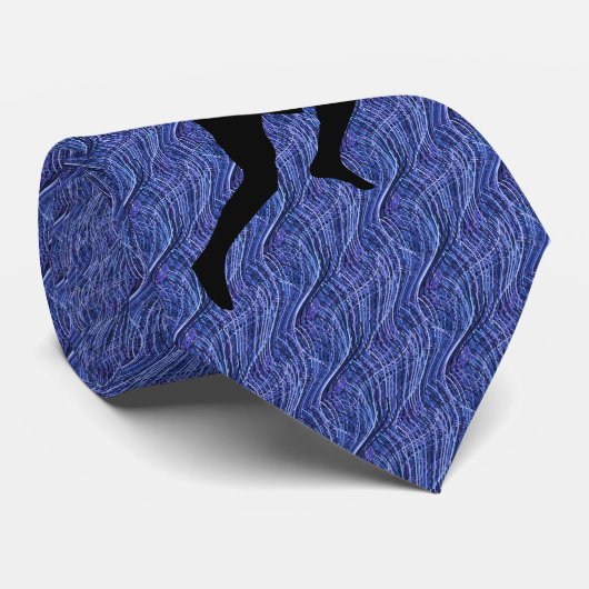 RUNNER MED. BLAUE EINZIGARTIG KRAWATTE (Gerollt)