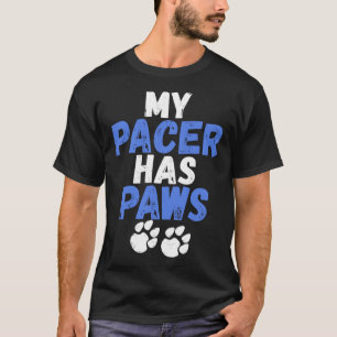 Runner Mein Pacer hat Pfade, die mit Hund laufen T-Shirt