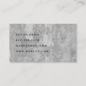 Runner Minimalistisch Visitenkarte (Rückseite)