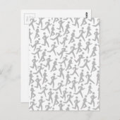 Runner-Muster Postkarte (Vorne/Hinten)