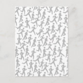 Runner-Muster Postkarte (Vorderseite)