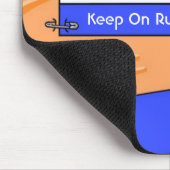Runner Orange Vest Mouse Mat Mousepad (Ecke)