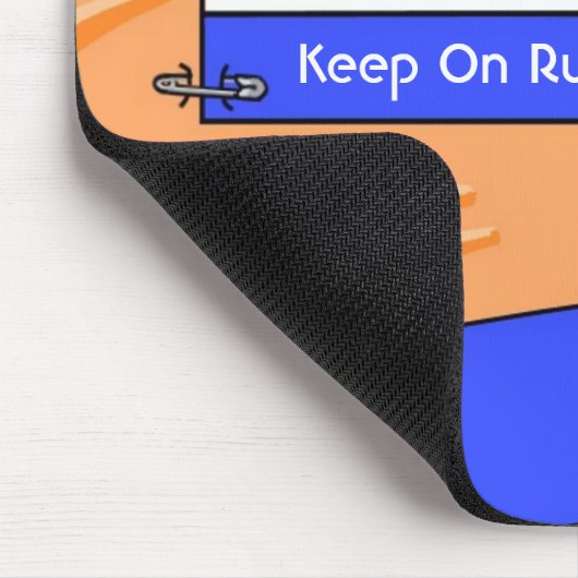 Runner Orange Vest Mouse Mat Mousepad (Ecke)