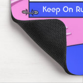 Runner Pink Vest Mouse Mat Mousepad (Ecke)